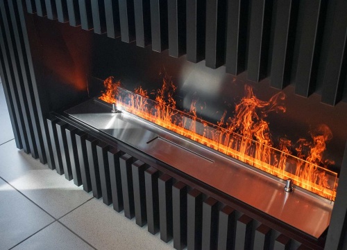Электроочаг Schönes Feuer 3D FireLine 800 со стальной крышкой в Нижнекамске