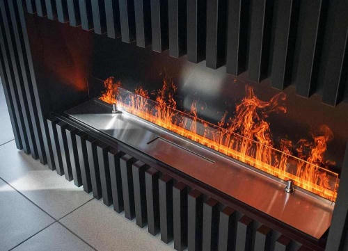 Электроочаг Schönes Feuer 3D FireLine 1000 со стальной крышкой в Нижнекамске