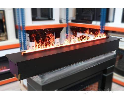 3D электроочаг Real Flame Line-S 150 3D Matte Black в Нижнекамске
